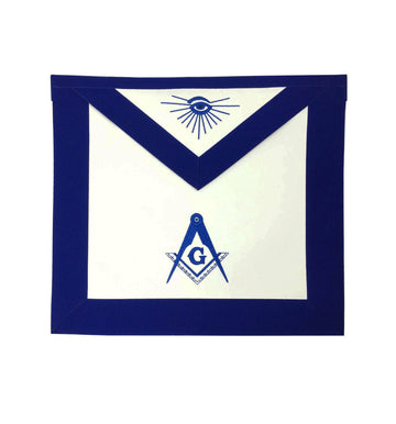 Copy of Masonic Blue Lodge Master Mason Apron Machine Embroidery Blue - kitchcutlery
 - 1